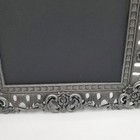 Vintage Filigree And Rose Pattern Metal Picture Frame