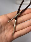 Vintage Sterling Silver Native American Bolo Tie 