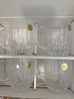 Vintage Genuine Cristal France Cut Glass Mug Cup Set France 4 New No Box