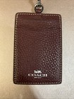 Coach Lanyard With Id Card Holder