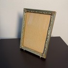 Vintage Ornate Gold Tone Filigree Metal Picture Frame 5x7 Tabletop Easel
