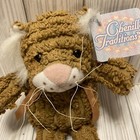 Fiesta Plush Chenille Traditions Bean Bag Lion Stuffed Animal 9    With Tag Euc