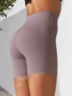 Women s High Waist Seamless Compression Sports Shorts