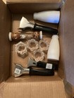 Vintage Lot From My Grandmothers Kitchen - Corning Handles  Milk Glass Bottles