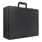 Solo K854 12 5  X 4  X 17 5  Vinyl Classic Attache Case - Black New
