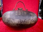 Antique Chinese Qing Dynasty Gilt Brass Hot Water 