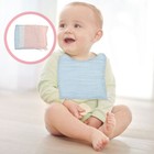 3pcs Baby Drool Bibs Face Wipes Muslin Face Towels Baby Saliva Towel