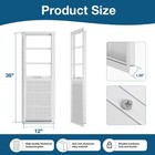 Yuzzy Shed Windows 2 Pack  12 x36  Sliding Windows Transom Window Tempered