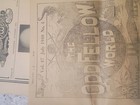 Vtg  Odd Fellows Newsletter  odd Fellow World  Lot Of 10 1940 To 1950 Various 