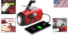 Emergency Hand Crank Radio Solar Noaa Am Fm Weather Led Flashlight Power Bank