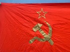 Original Soviet Union Hammer And Sickle Flag Banner  Communist Party    80  160cm