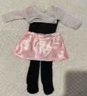 Authentic Americangirl Truly Me 2007 Ballet Class Leotard Skirt Shrug Outfit Lot