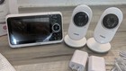 Vtech Vm350-2 White 5  Color Lcd Screen High Resolution 2 Camera Video Monitor