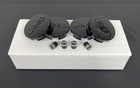 Jeep Wheel Center Caps   Tire Valve Caps Black Fits Wrangler Cherokee Compass