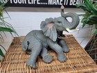 Elephant Statue 10 X 9 X 8 In      R1 T29