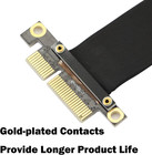 Pcie 4x Extension Cable  Pci-express 3 0 Male To Female Riser Cable Pci-e Extend