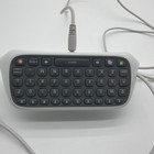 Microsoft Xbox 360 Controller Chatpad Keyboard Attachment - White - Not Tested