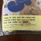 Active Bath Shapes Toy Kids Stick Ups Wall Cling Vintage 1991 New Usa Made