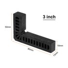 4pcs Positioning Squares Right Angle Clamp 80x50mm 90 Degree Corner Clamp  Black