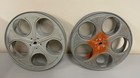 Lot Of 2 Vintage 35mm Metal Film Reels  10 Inches  1000  - Goldberg Bros