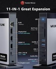 Wavlink Wl-umd28pro Laptop Docking Station 3 Monitors 11-in-1 Usb C Dock