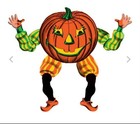 Halloween Beistle Retro 30  Jointed Large Goblin 1960 Reproduction