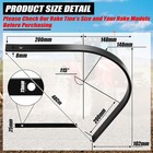6 Pack Rock Rake Tines 1  X 5 16  One Bolt Mount Replacement For Landscape Rakes