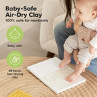 Baby Hand And Footprint Kit Quick Dry Clay Baby Footprints  alpine White 