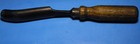 Antique 1832 D  R  Barton 1  Curved Gouge Wooden Handle