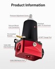 30-140psi Adjustable Pressure Range - 10an Bypass - Fuel Pressure Regulator