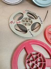 Vintage 8mm Film Reels   Metal Film Cans Lot W  Home Movie Film    chevies Galore