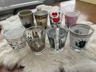 Lot Of 8 Various New York Shot Glasses Souvenir I Love Nyc Statue Of Liberty