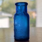 Antique 1890s Cobalt Blue Bromo Seltzer Bottle Emerson Drug Baltimore Md Blown