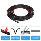 16 4ft X 0 31inch Flexible Molding Trim Self Adhesive  bright Black 
