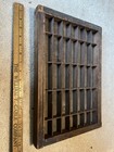 Antique Wooden Printer Tray Letterpress Drawer Typeset Miniatures Display Hang