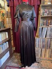 Victorian Choice Reproduction 1800s Dress Gown Black Medium Western Women   s