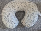 Boppy Nursing Pillow And Positioner - Gray Taupe Leaves Neutral Color 