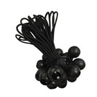 25pcs 9  Black Ball Bungee Bungie Cord Heavy Duty Canopy Tarp Tie Downs Straps