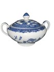 Johnson Brothers Made In England Sugar Bowl   Creamer Beautiful Blue Willow 
