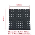 4 Packs Metal Pegboards Black Peg Boards Wall For Office Garage Basement Craft