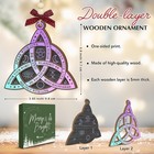 Celtic Knot Christmas Ornament 2025 - Wooden Celtics Ornaments For Christmas    