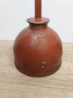 Vtg Red Eagle Thumb Pump Oiler Oil Can 10 Inch Patina Long Spout
