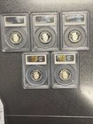 2012-s 5 Coin America The Beautiful Silver Quarter Proof Set Pcgs Pr69 Dcam 