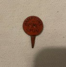 Antique Vintage Hampton Home Spun Tin Tobacco Tag 1870s-1910s