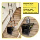 Marketty Ladder Leveler Pitch Hopper Ladder Stabilizer Storage Ladder Levelers
