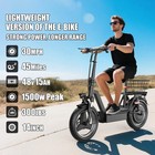 Electric Scooter Adults 25 Mph 43 Miles Range 14   1500w E-scooter With Seat Us
