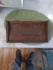 Standard  Treadle Sewing Machine  Oak Wood Front W  Logo