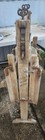 1896 Antique Wood Wringer Washer Folding Double Bench Anchor Brand