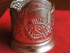 Vintage Coaster Tea Glass From The Times Of The Ussr Hammer And Sickle Star