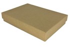 Kraft Brown Cotton Filled Gift Boxes  Great For Jewelry  Businesses  And More 